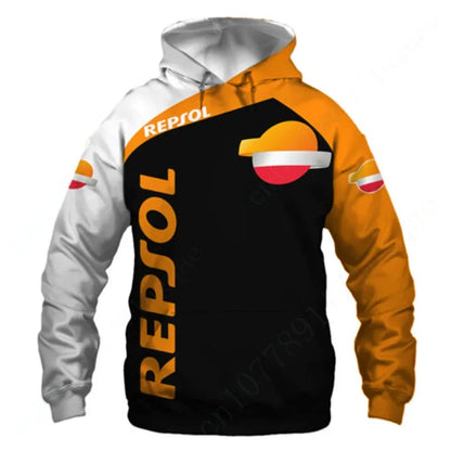 Racing 3D Print Zip Hoodie – Unisex Fleece Sweatshirt S–6XL