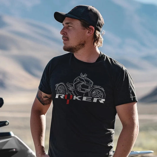 Three-Wheel Roadster Motorcycle T-Shirt – Cotton Moto Graphic Tee