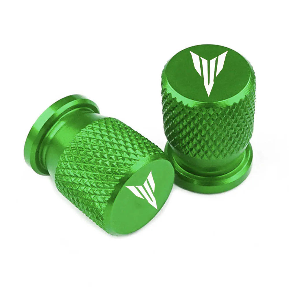 CNC Aluminum Tire Valve Stem Caps – 6 Colors | Plug & Play