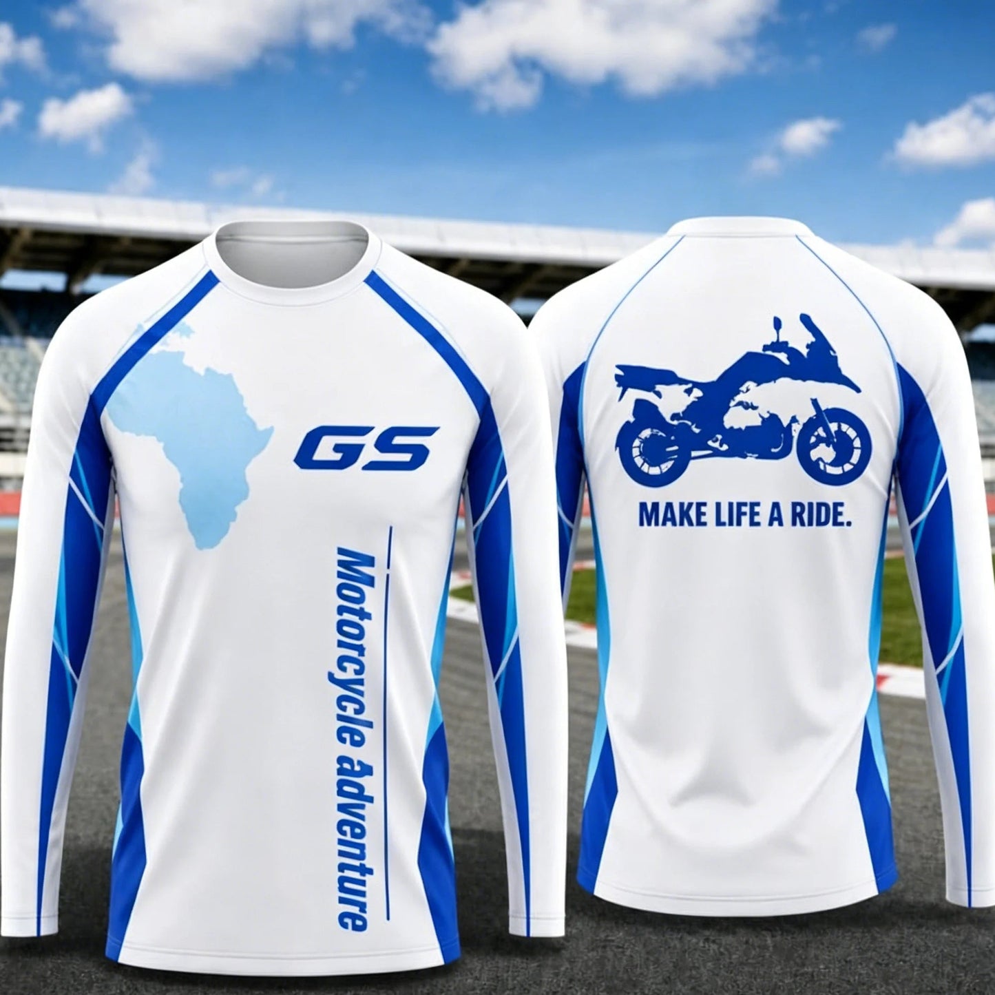 Motorcycle Long Sleeve Riding Jersey – Breathable, Anti-UV, Quick Dry – Men’s Outdoor Sport Shirt