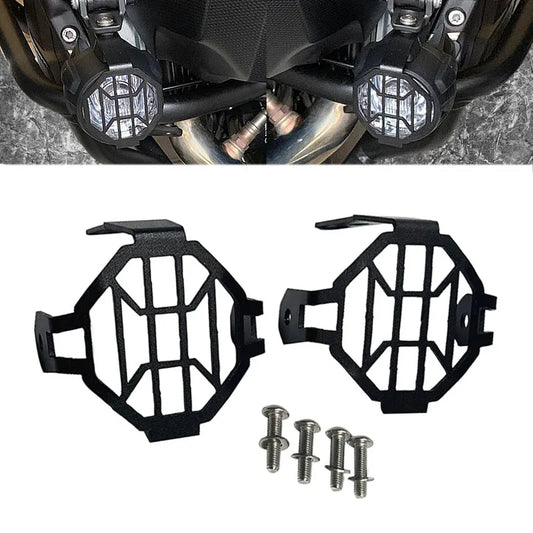 LED Fog Light Protector Guard – Adventure Motorcycle Aluminum Cover