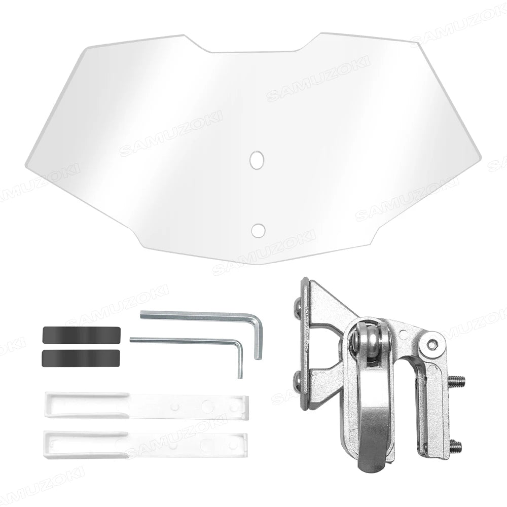 Motorcycle Wind Deflector Windscreen for Triumph Tiger 800 900 1200 – Adjustable Visor