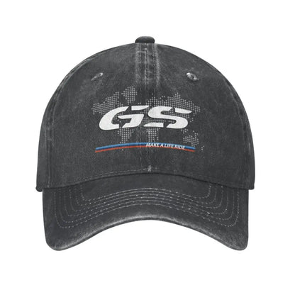 Motorcycle Trucker Hat — Breathable Mesh Baseball Cap, 10 Styles