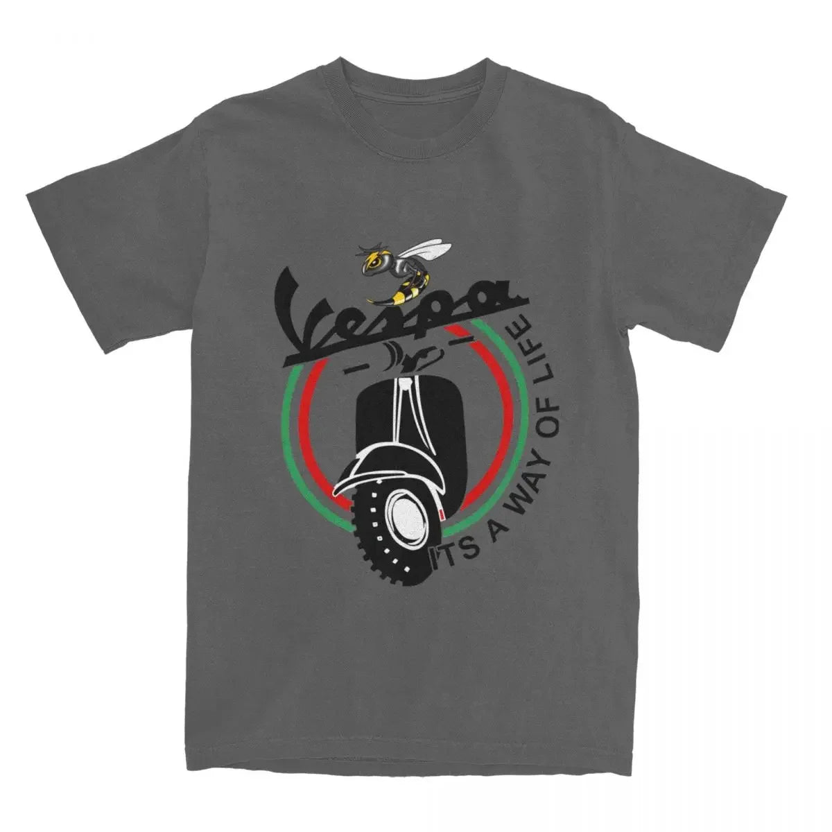 Men's Motorcycle Graphic T-Shirt – 100% Cotton S–5XL