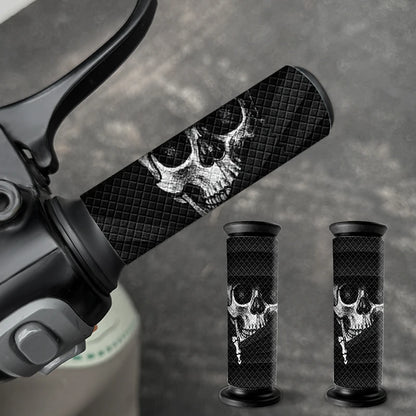 Peeking Skull Grip Stickers – Waterproof Anti-Slip Decals | 2PCS
