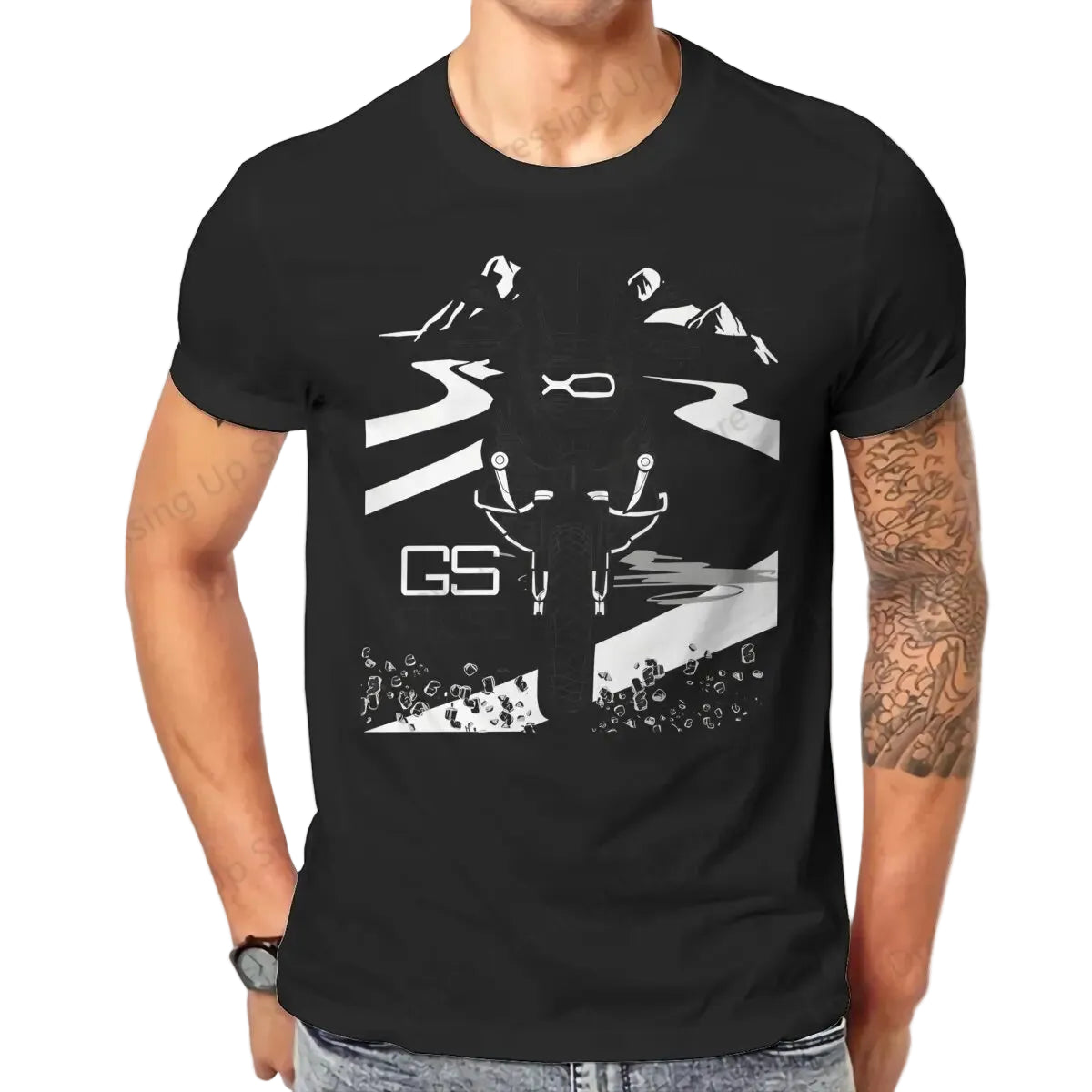 Vintage Motorcycle Graphic T-Shirt – 100% Cotton Breathable Biker Tee