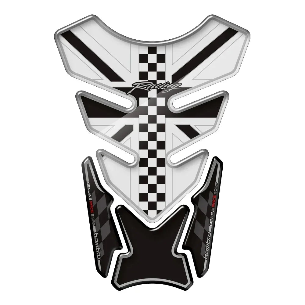 3D Motorcycle Fuel Tank Pad Protector Sticker – Epoxy Resin, Waterproof