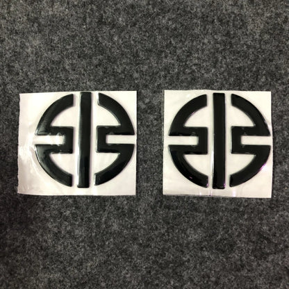 3D Motorcycle Logo Badge Sticker Decal – Silicone Wheel & Body