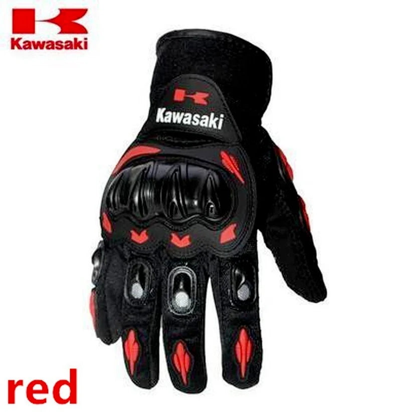 Racing Team Motorcycle Full-Finger Gloves – Anti-Slip Protection