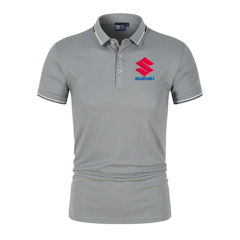 Racing Team Polo Shirt | Men's Oversized Moto Tee