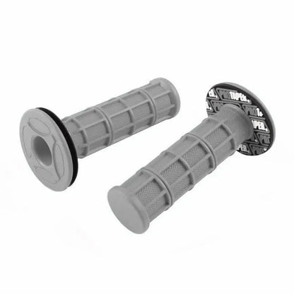 Poignées de guidon en caoutchouc – Paire universelle de 11.7cm pour mini-moto et moto tout-terrain