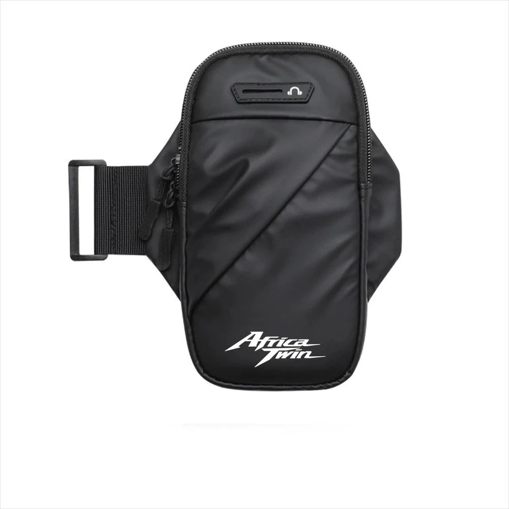 Motorcycle Phone Arm Bag – Waterproof & Breathable | Grey & Black