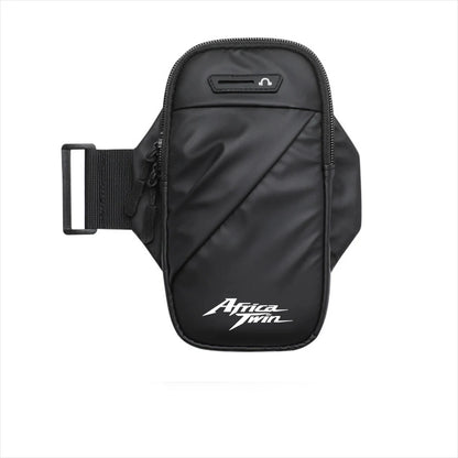 Motorcycle Phone Arm Bag – Waterproof & Breathable | Grey & Black