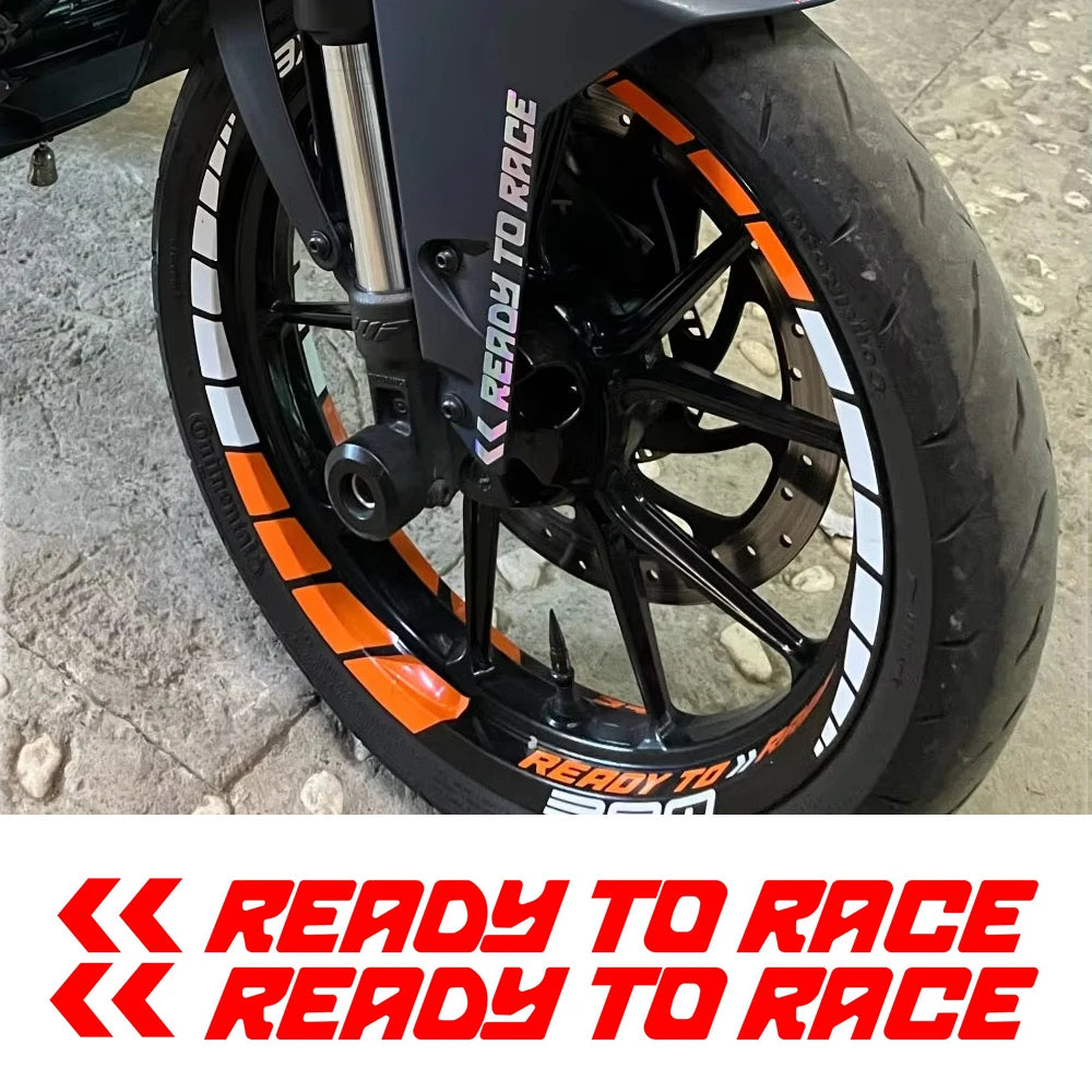 Ready To Race Motorcycle Stickers – Set of 2 PCS