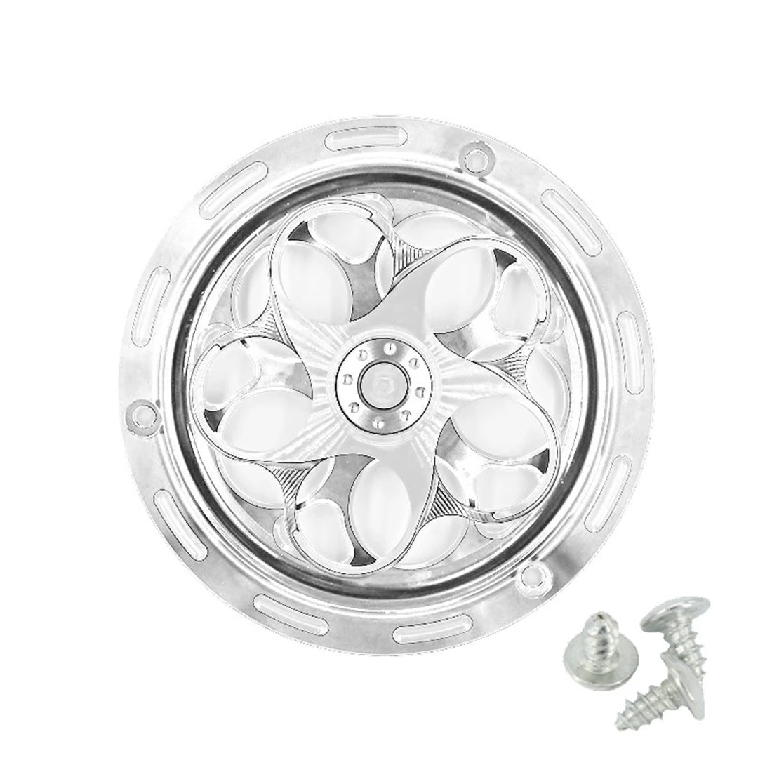 CNC Aluminum Engine Fan Cover – 5 Colors, Universal Fit