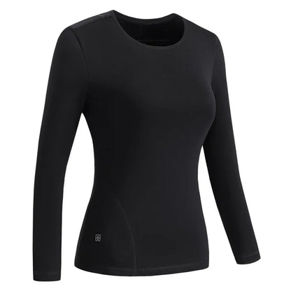 USB Heated Thermal Base Layer Top – Electric Heating Underwear for Men & Women