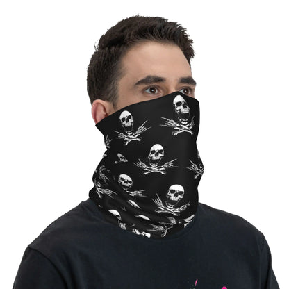 Rock & Skull Graphic Tube Bandana Neck Gaiter – Unisex Face Cover & Balaclava | 24 Designs