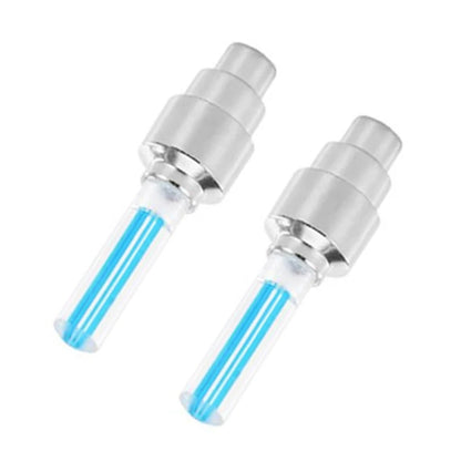 Motion-Activated LED Tire Valve Caps – Neon Flash Waterproof Universal Wheel Lights (2pcs)