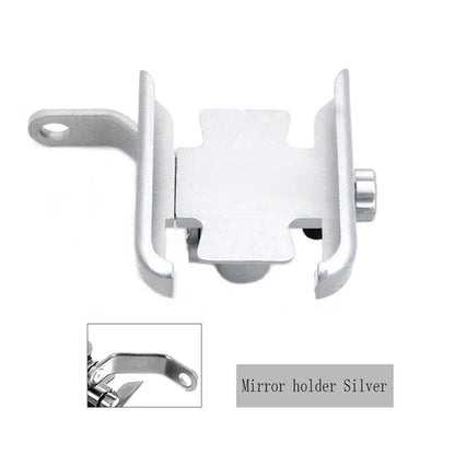 Motorcycle Phone Holder – CNC Aluminum Handlebar & Mirror Mount