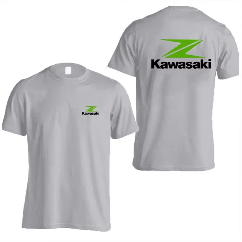 Motorcycle Logo Cotton T-Shirt – Unisex Street Casual Tee
