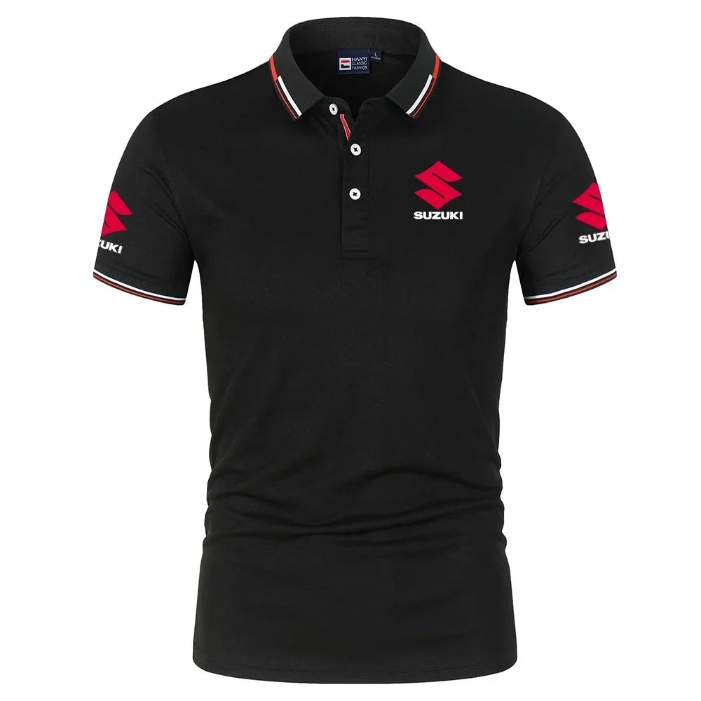 Racing Team Polo Shirt | Men's Oversized Moto Tee