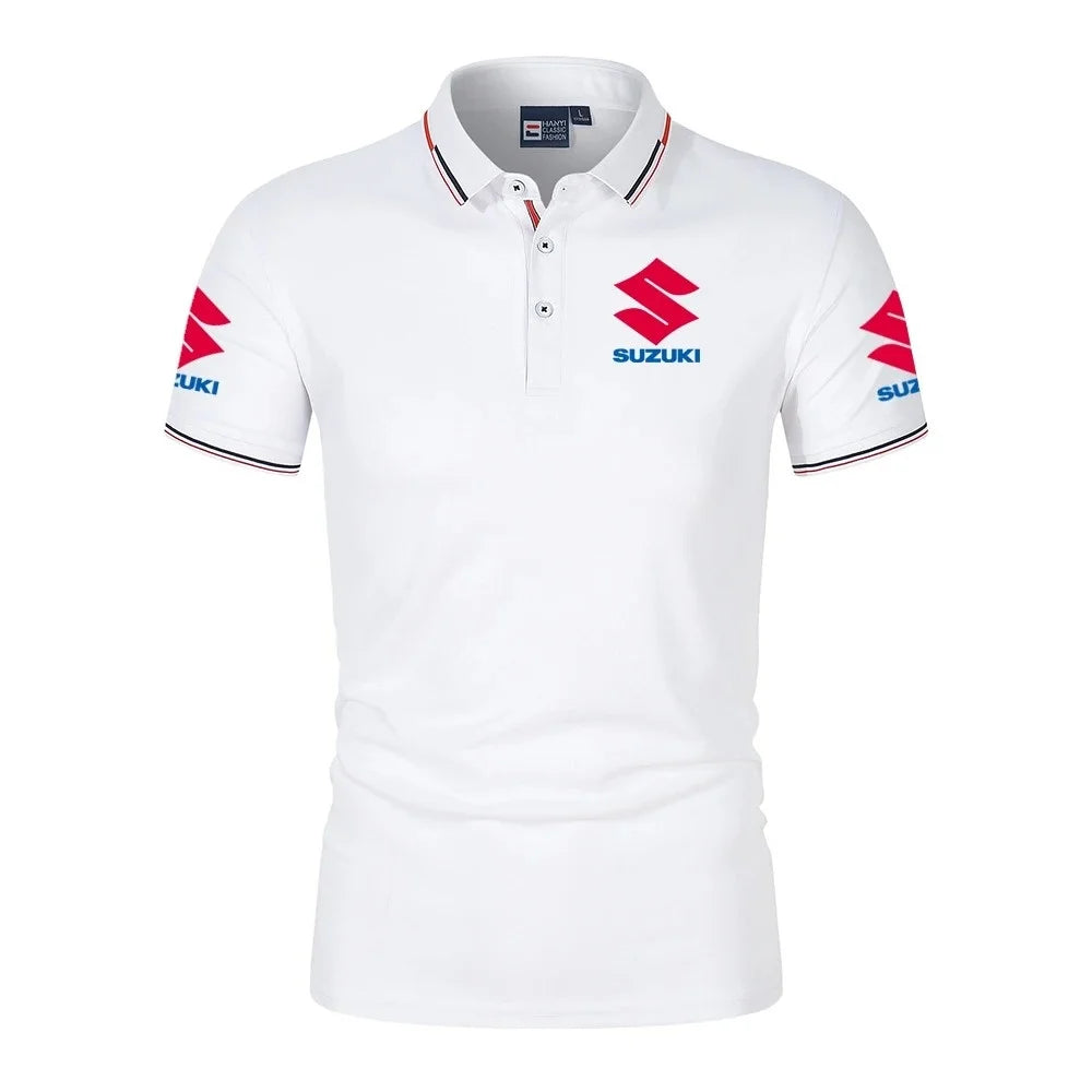 Racing Team Polo Shirt | Men's Oversized Moto Tee