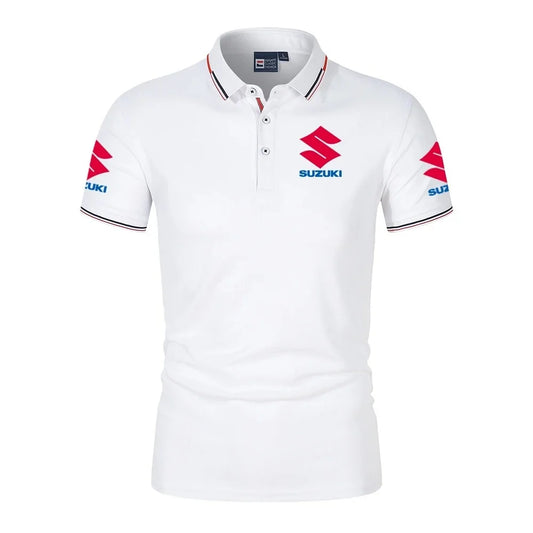 Racing Team Polo Shirt | Men's Oversized Moto Tee