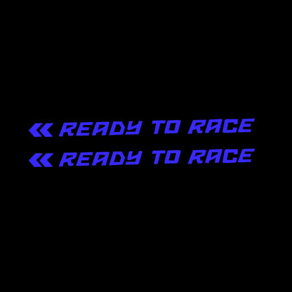 Ready To Race Motorcycle Stickers – Set of 2 PCS