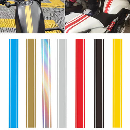 Motorcycle Tank Pinstripe Decal – Waterproof Vinyl Stripe Sticker 50cm