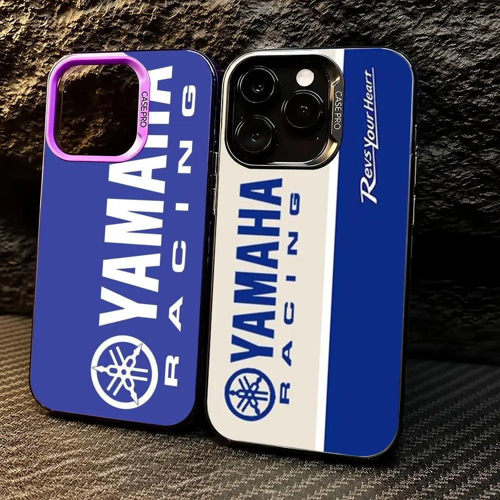Motorcycle Graphic iPhone Case – Shockproof PC + TPU Cover