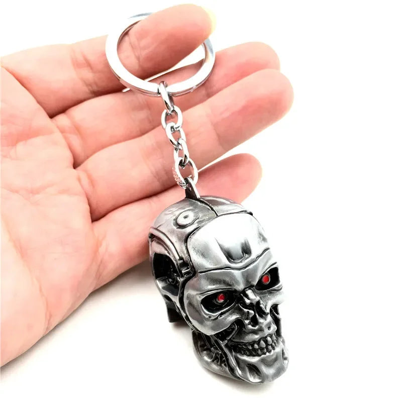 Skull Keychain – Zinc Alloy Motorcycle Key Ring Gift