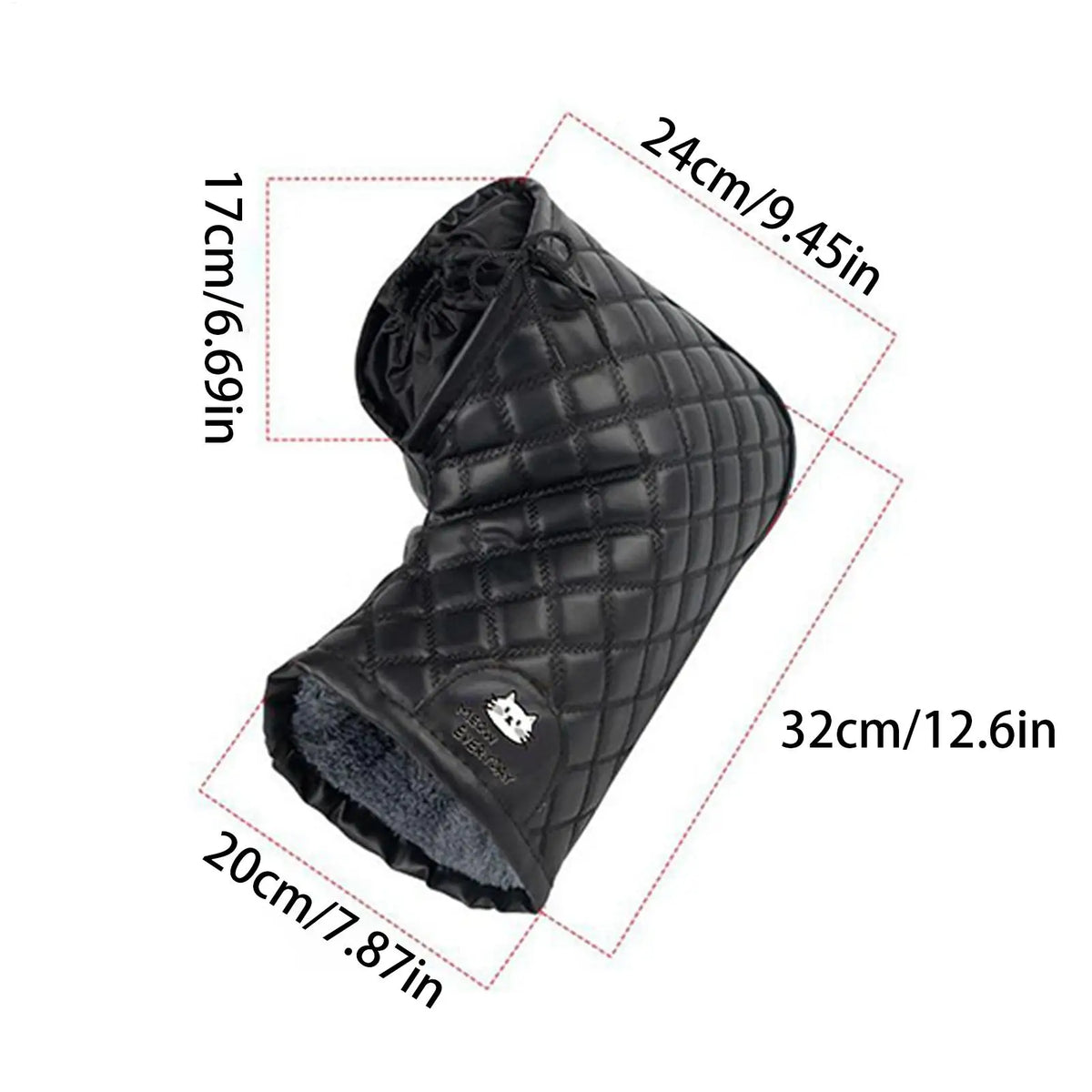 Manchons de guidon pour moto — Coupe-vent et imperméables | Doublés en polaire | Moufles de conduite hivernale | Unisexes