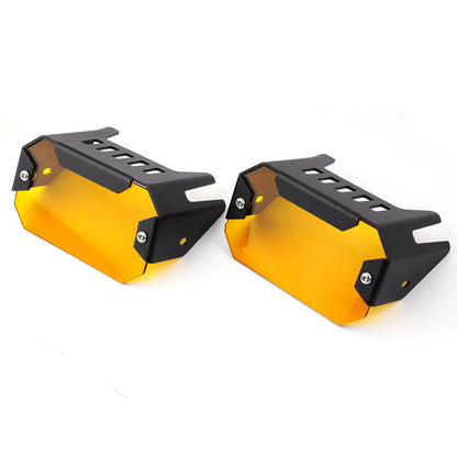 غطاء واقٍ لمصباح الضباب للدراجات النارية – واقٍ لكشاف LED من الألومنيوم المشغول بتقنية CNC | 368G 2024-2026