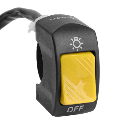Interruptor de manillar de ENCENDIDO/APAGADO – Control universal para luz auxiliar de 22 mm