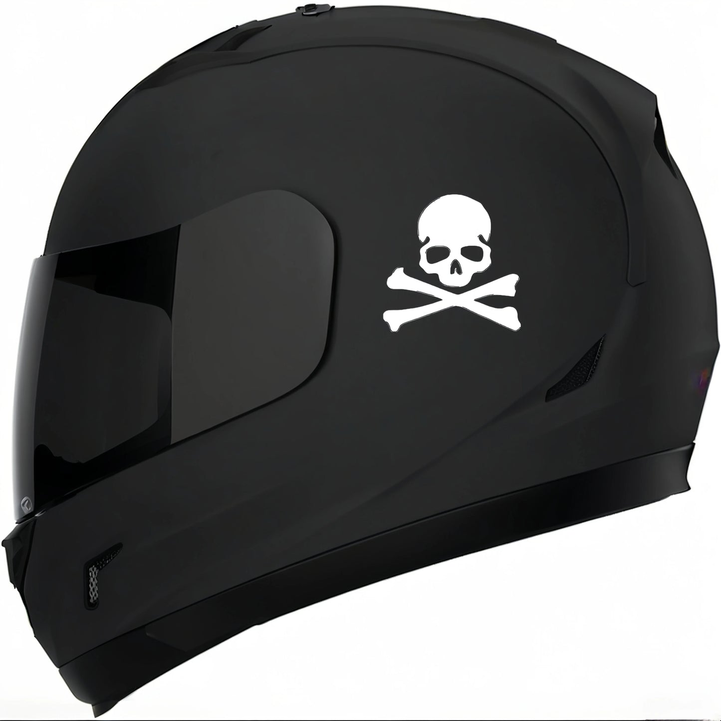 4Pcs Skull Vinyl Stickers – Self-Adhesive & Waterproof