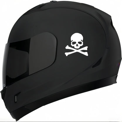 4Pcs Skull Vinyl Stickers – Self-Adhesive & Waterproof