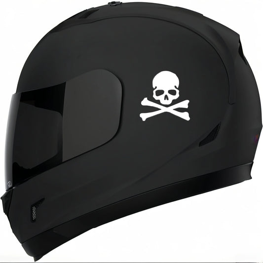 4Pcs Skull Vinyl Stickers – Self-Adhesive & Waterproof