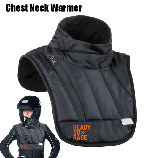 Winter Motorcycle Neck Gaiter – Windproof Cotton Knit | Short & Long