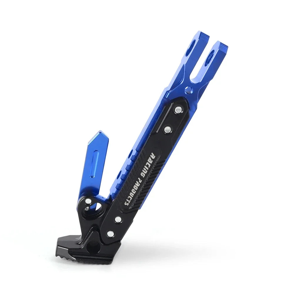 Adjustable CNC Aluminum Motorcycle Side Kickstand – Universal Parking Stand | 5 Colors