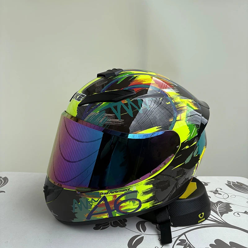 Full Face Motorcycle Helmet – Anti-Fog & Waterproof | Unisex