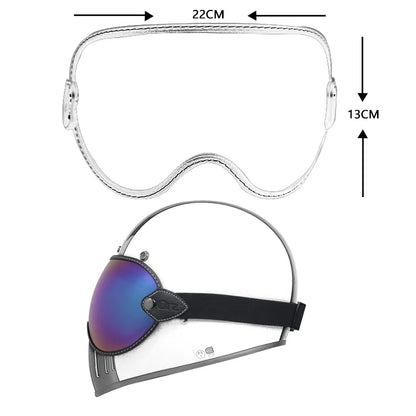 Retro Motorcycle Helmet Goggles – Bubble Lens All-Season