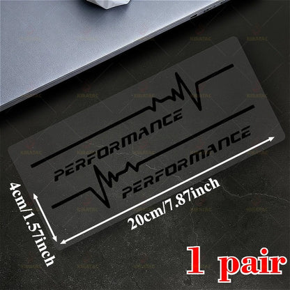 Heartbeat Vinyl Stickers – Waterproof Decals (2PCS)