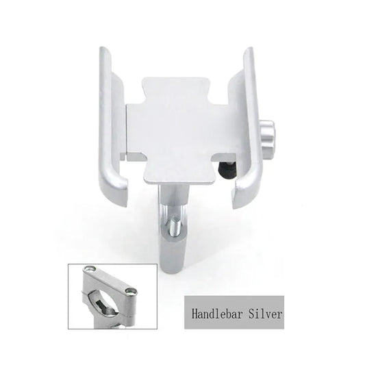 Motorcycle Phone Holder – CNC Aluminum Handlebar & Mirror Mount
