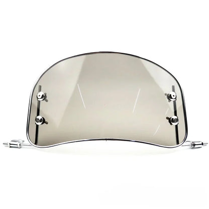 Universal Retro Motorcycle Windshield – ABS Wind Deflector for Scooter & E-Bike