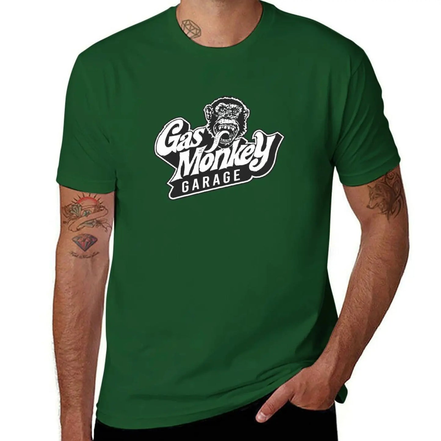 Garage Monkey Graphic T-Shirt – 100% Cotton Unisex Tee | 11 Colors