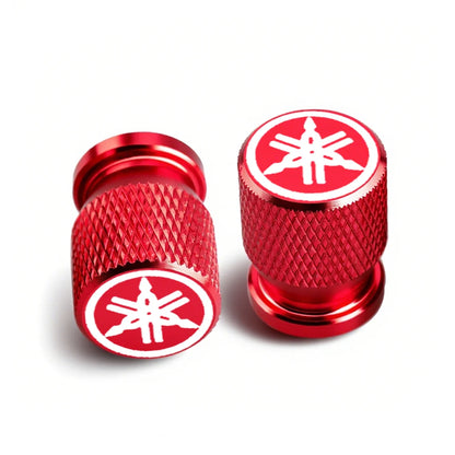 CNC Aluminum Motorcycle Tyre Valve Stem Caps – Set of 2