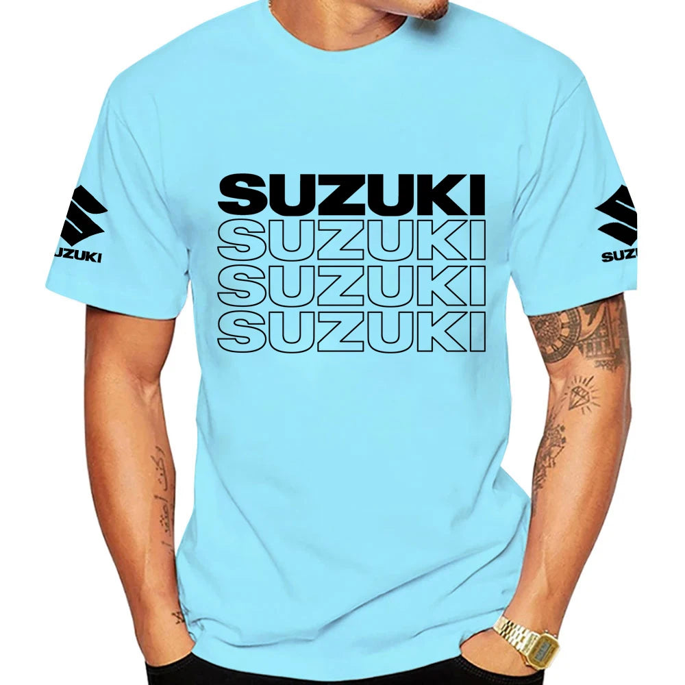 Racing Motorcycle Graphic T-Shirt | Men's 100% Cotton Moto Tee