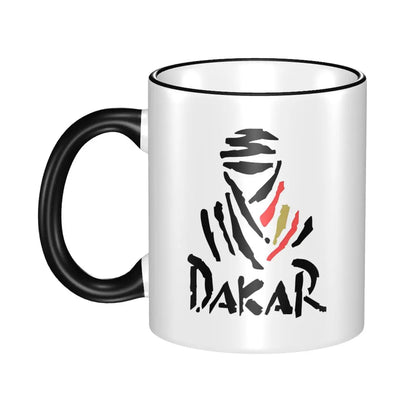 ダカールラリーコーヒーマグ – オフィス用モータースポーツティーカップ