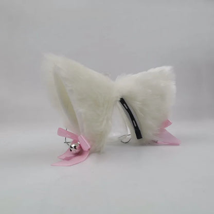 Plush Motorcycle Helmet Cat Ears