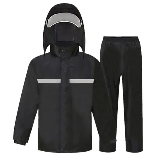 Motorcycle Rain Suit – Full Body Waterproof Jacket & Pants